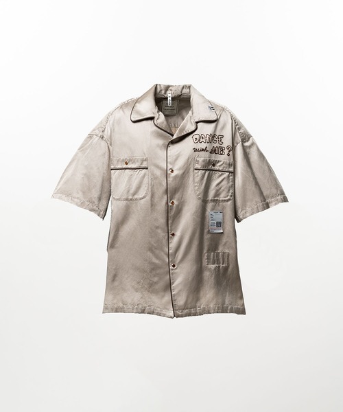 MIHARAYASUHIRO/ミハラヤスヒロ】Sun Faded Like Satin Shirt / SUN