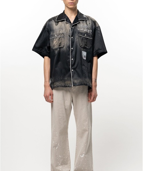 MIHARAYASUHIRO/ミハラヤスヒロ】Sun Faded Like Satin Shirt / SUN