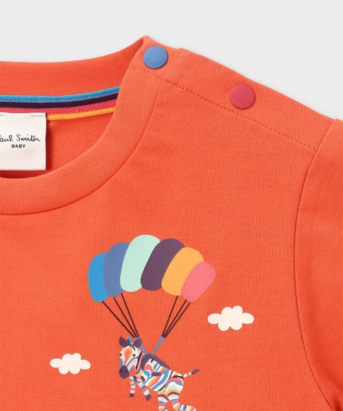 Paul Smith JUNIOR（ポールスミスジュニア）の「ボーイズ マリンダイナソー Tシャツ / 893197 3561215（Tシャツ/カットソー・キッズ・グレー/オレンジ・130cm/120cm/100cm/110cm）」の5枚目の写真