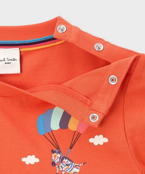 Paul Smith JUNIOR（ポールスミスジュニア）の「ボーイズ マリンダイナソー Tシャツ / 893197 3561215（Tシャツ/カットソー・キッズ・グレー/オレンジ・130cm/120cm/100cm/110cm）」の6枚目の写真