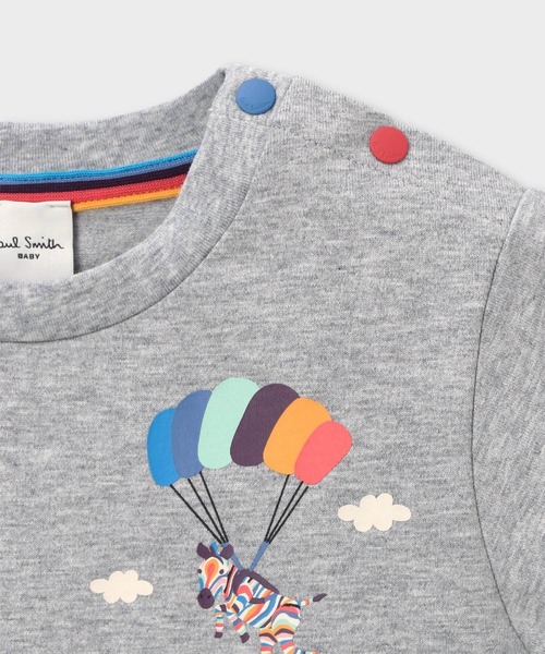 Paul Smith JUNIOR（ポールスミスジュニア）の「ボーイズ マリンダイナソー Tシャツ / 893197 3561215（Tシャツ/カットソー・キッズ・グレー/オレンジ・130cm/120cm/100cm/110cm）」の9枚目の写真