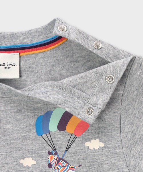 Paul Smith JUNIOR（ポールスミスジュニア）の「ボーイズ マリンダイナソー Tシャツ / 893197 3561215（Tシャツ/カットソー・キッズ・グレー/オレンジ・130cm/120cm/100cm/110cm）」の10枚目の写真