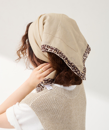THROW（スロー）の「THROW/スロー レオパードトリムスカーフ（バンダナ/スカーフ）」