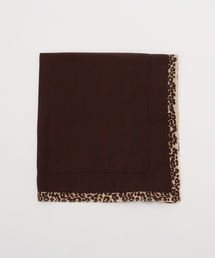 THROW（スロー）の「THROW/スロー レオパードトリムスカーフ（バンダナ/スカーフ）」