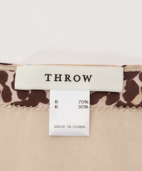 FRAMeWORK（フレームワーク）の「THROW/スロー レオパードトリムスカーフ（バンダナ/スカーフ・レディース・ブラウン/ベージュ・FREE）」の9枚目の写真