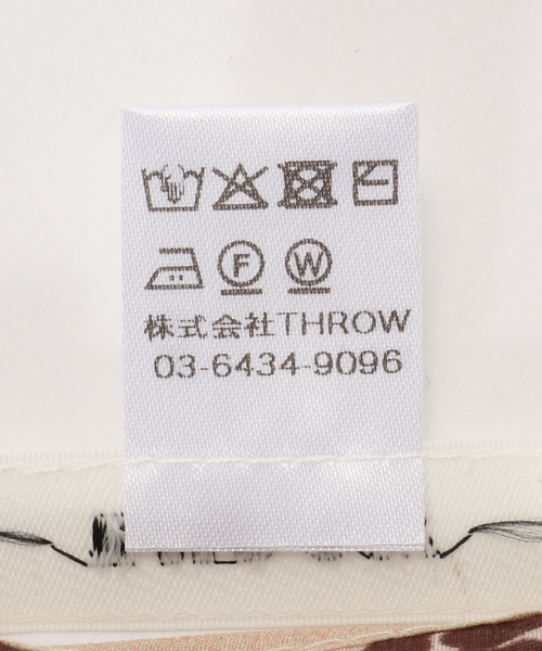 FRAMeWORK（フレームワーク）の「THROW/スロー レオパードトリムスカーフ（バンダナ/スカーフ・レディース・ブラウン/ベージュ・FREE）」の10枚目の写真