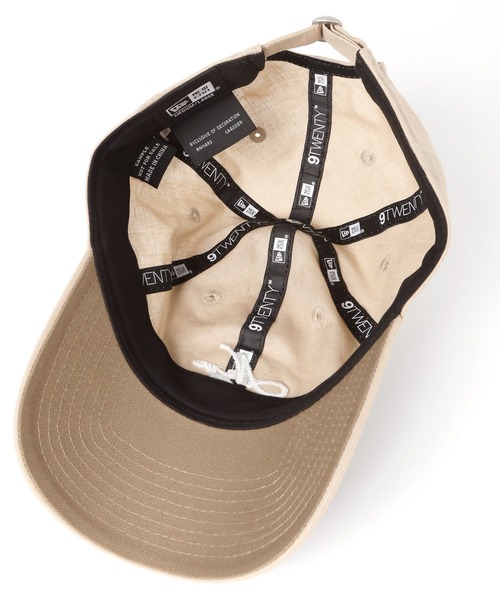 LEPSIM(レプシィム)の「【NEW ERA】コットンフラックスキャップ 617079(キャップ・レディース・ベージュ/ブラック・ONE SIZE)」の10枚目の写真