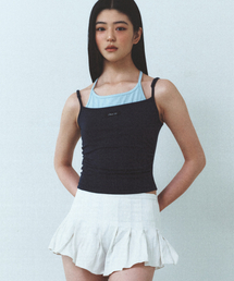 DRUNKTXT（ドランクテキスト）の「[Woman] Halterneck Layered Tank Top Sky Blue & Navy（Tシャツ/カットソー）」