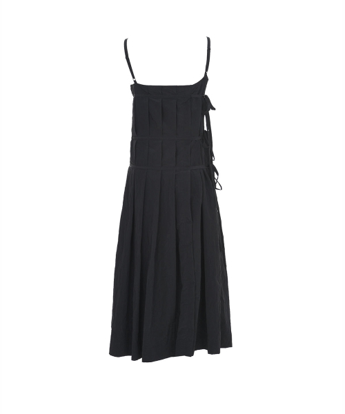 BMUETTE(ビムウィエ)の「プリーツラップディテールロングドレスブラック(ワンピース・レディース・ブラック・SMALL/MEDIUM)」の2枚目の写真