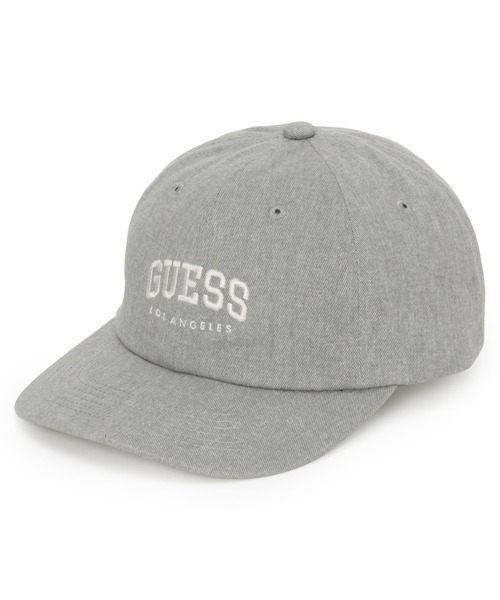 Guess(ゲス)の「PIGMENT Dyed Twill Cap キャップ ロゴキャップ(キャップ・メンズ・ライトグレー/ブラウン/ブルー・ONE SIZE)」の2枚目の写真