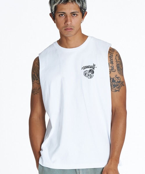 DC SHOES(ディーシーシューズ)の「ディーシーシューズ アウトドアカジュアル 半袖Tシャツ 26 PLAY SL(Tシャツ/カットソー・メンズ・ホワイト/ブラック・M/L/LL)」の4枚目の写真