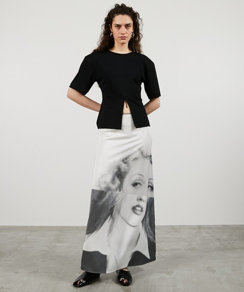 PRANK PROJECT(プランクプロジェクト)の「フェイスプリントスカート / Face Print Skirt(スカート・レディース・グレー/ホワイト・36/38)」の16枚目の写真