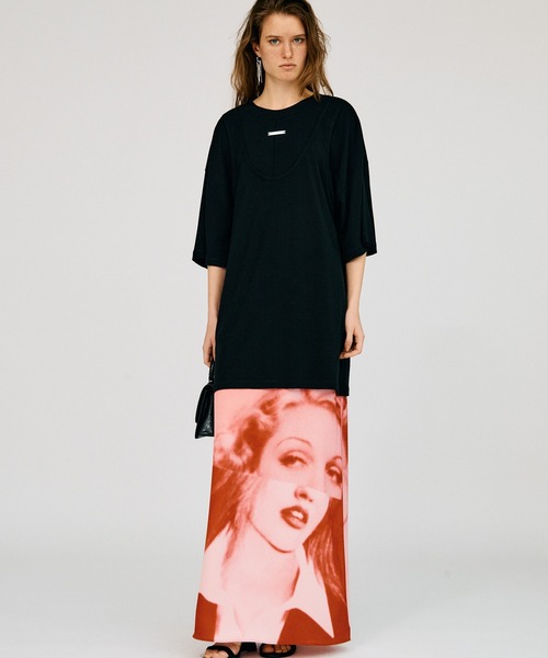 PRANK PROJECT(プランクプロジェクト)の「フェイスプリントスカート / Face Print Skirt(スカート・レディース・グレー/ホワイト・36/38)」の17枚目の写真