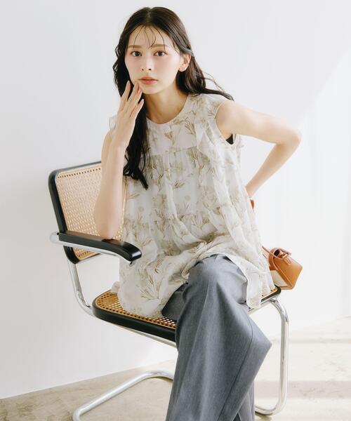 JILL by JILL STUART(ジルバイジルスチュアート)の「ティアードチュニック(シャツ/ブラウス・レディース・ブラック系その他/ホワイト系その他・FREE)」の15枚目の写真