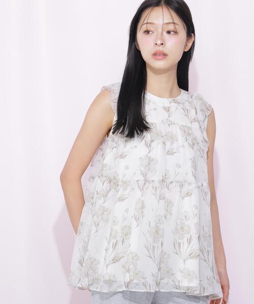 JILL by JILL STUART(ジルバイジルスチュアート)の「ティアードチュニック(シャツ/ブラウス・レディース・ブラック系その他/ホワイト系その他・FREE)」の20枚目の写真