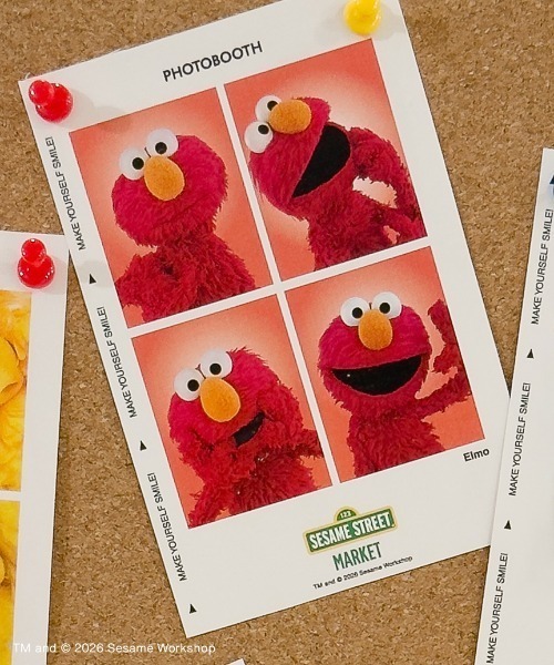 ポストカード（PHOTO BOOTH）（ステーショナリー）｜SESAME STREET