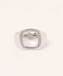 TOMWOOD(トムウッド)】Cushion Black Onyx(M) シルバー リング メンズ
