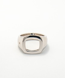 TOMWOOD(トムウッド)】Cushion Black Onyx(M) シルバー リング メンズ
