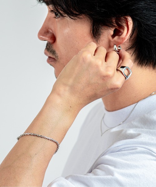 TOM WOOD(トムウッド)の「【TOMWOOD/トムウッド】Cushion Open シルバーオープンリング 指輪(リング・メンズ・シルバー・60/62)」の7枚目の写真