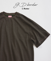 Yonetomi（ヨネトミ）の「米富繊維 / Yonetomi 別注 ガーメントダイ ボーダー Tシャツ（Tシャツ/カットソー）」