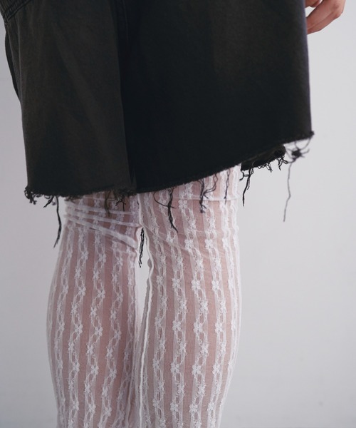 SOEMIN(ソミン)の「【SELECT】Denim bermuda pants/ウエストクロスデニムハーフパンツ(デニムパンツ・レディース・ライトブルー/ブラック・FREE)」の9枚目の写真