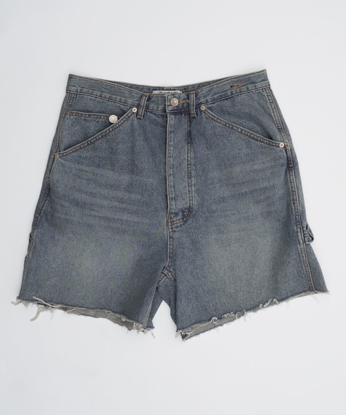 SOEMIN(ソミン)の「【SELECT】Denim bermuda pants/ウエストクロスデニムハーフパンツ(デニムパンツ・レディース・ライトブルー/ブラック・FREE)」の6枚目の写真