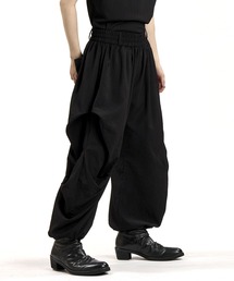 NO ID.（ノーアイディ）の「【NO ID.】Linen Touch Gathered Drape Easy Trousers / リネン タッチ ギャザー ドレープ イージー トラウザーズ（その他パンツ）」