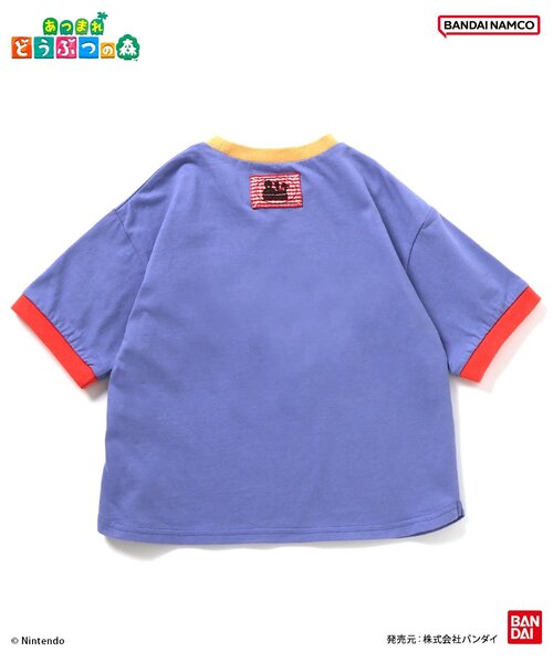 BREEZE(ブリーズ)の「あつまれ どうぶつの森 リンガーTシャツ(Tシャツ/カットソー・キッズ・ブルー/ブラック/イエロー/オフホワイト/ブラウン/オレンジ・100/140/110/80/120/90/130)」の21枚目の写真