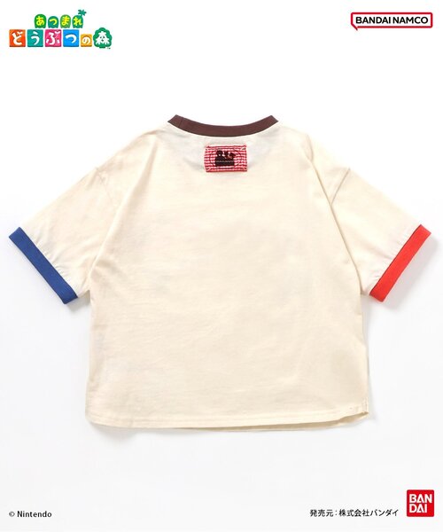 BREEZE(ブリーズ)の「あつまれ どうぶつの森 リンガーTシャツ(Tシャツ/カットソー・キッズ・ブルー/ブラック/イエロー/オフホワイト/ブラウン/オレンジ・100/140/110/80/120/90/130)」の18枚目の写真