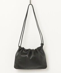 Drawstring Leather Bag 12611020