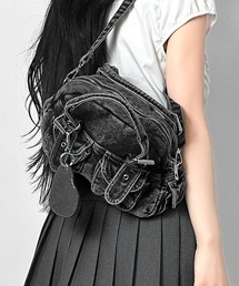 ショルダーバッグ（ブラック/黒色系・デニム）ファッション通販 - ZOZOTOWN