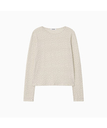 KEY PATTERNED LONG SLEEVE, IVORY