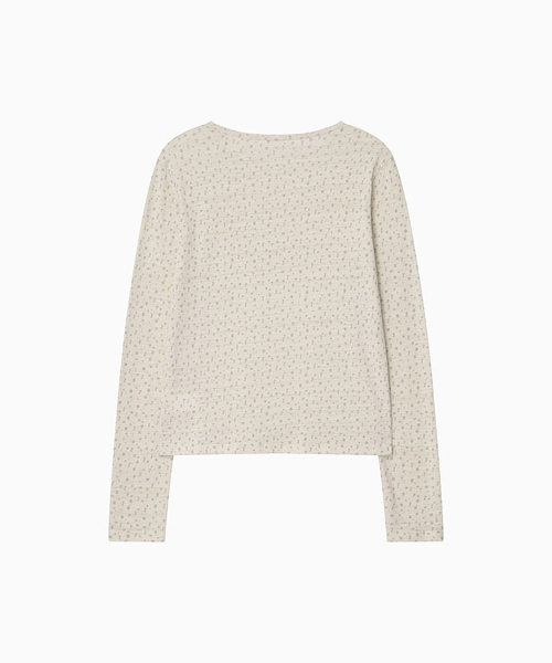 OHESHIO(オヘシオ)の「KEY PATTERNED LONG SLEEVE, IVORY(Tシャツ/カットソー・レディース・その他・FREE)」の9枚目の写真