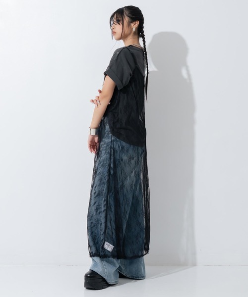 ANAP(アナップ)の「重ね着 レース ロングワンピース(ワンピース・レディース・ホワイト/ブラック・F)」の18枚目の写真