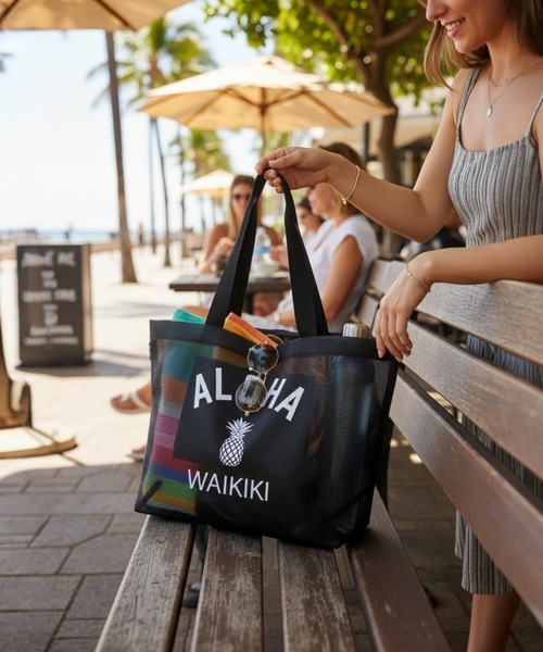 新品未使用　Bath&Body Worksセット トートバッグ付き　ハワイ ﾒｯｼｭﾄｰﾄL（トートバッグ）｜LOCALMOTION HAWAII（ローカルモーション