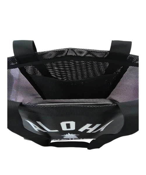 LOCALMOTION HAWAII(ローカルモーション ハワイ)の「ハワイ&リゾートメッシュトートL(トートバッグ・レディース・ミント/ブラック・FREE)」の7枚目の写真