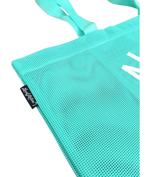 LOCALMOTION HAWAII(ローカルモーション ハワイ)の「ハワイ&リゾートメッシュトートL(トートバッグ・レディース・ミント/ブラック・FREE)」の11枚目の写真