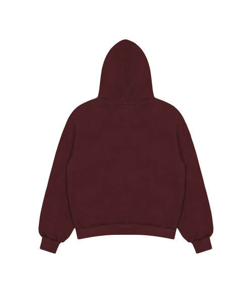 EV FAIRY FUR HOOD ZIP UP(BURGUNDY)（パーカー）｜LUVISTRUE（ラヴ