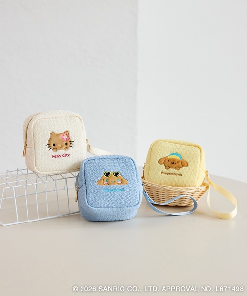 ROPE' PICNIC(ロペピクニック)の「【サンリオキャラクターズ×ROPE' PICNIC】日焼けデザイン ハンドストラップスクエアポーチ(ポーチ・レディース・サックスブルー/ホワイト系その他/イエロー系その他・FREE)」の17枚目の写真