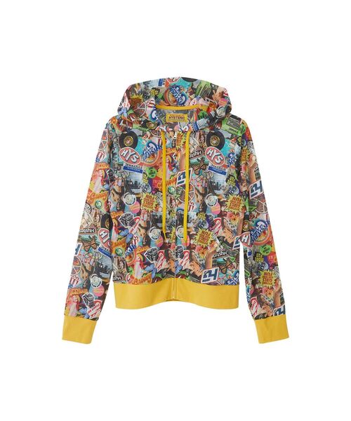HYSTERIC GLAMOUR(ヒステリックグラマー)の「HYSTERIC GROOVY柄 メッシュパーカー(シャツ/ブラウス・レディース・その他2・FREE)」の1枚目の写真