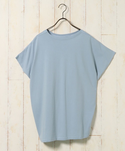 Bleu Bleuet（ブルーブルーエ）の「総刺繍Tシャツ（Tシャツ/カットソー・レディース・ミント/オフホワイト/ターコイズブルー・FREE）」の4枚目の写真