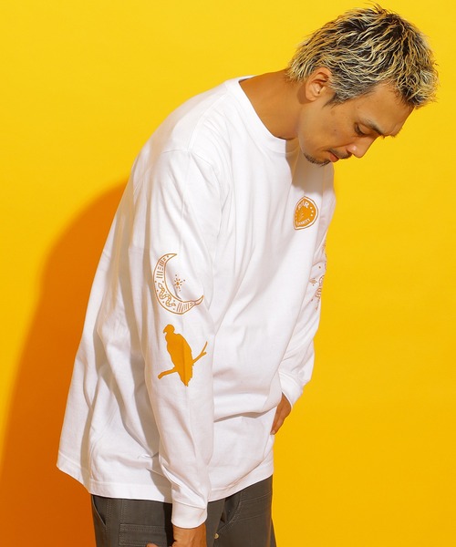 ROTAR(ローター)の「Petroglyph Motif LS Tee(Tシャツ/カットソー・メンズ・スミクロ/ホワイト/サンドベージュ・X-LARGE/LARGE/MEDIUM/SMALL)」の5枚目の写真
