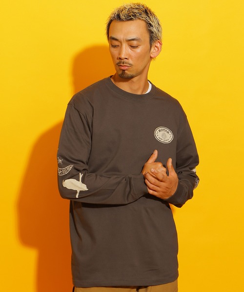 ROTAR(ローター)の「Petroglyph Motif LS Tee(Tシャツ/カットソー・メンズ・スミクロ/ホワイト/サンドベージュ・X-LARGE/LARGE/MEDIUM/SMALL)」の8枚目の写真