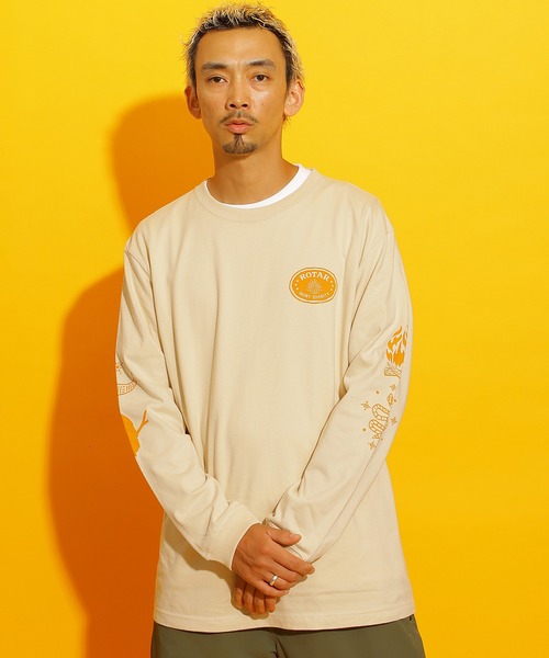 ROTAR(ローター)の「Petroglyph Motif LS Tee(Tシャツ/カットソー・メンズ・スミクロ/ホワイト/サンドベージュ・X-LARGE/LARGE/MEDIUM/SMALL)」の9枚目の写真