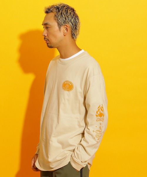 ROTAR(ローター)の「Petroglyph Motif LS Tee(Tシャツ/カットソー・メンズ・スミクロ/ホワイト/サンドベージュ・X-LARGE/LARGE/MEDIUM/SMALL)」の11枚目の写真