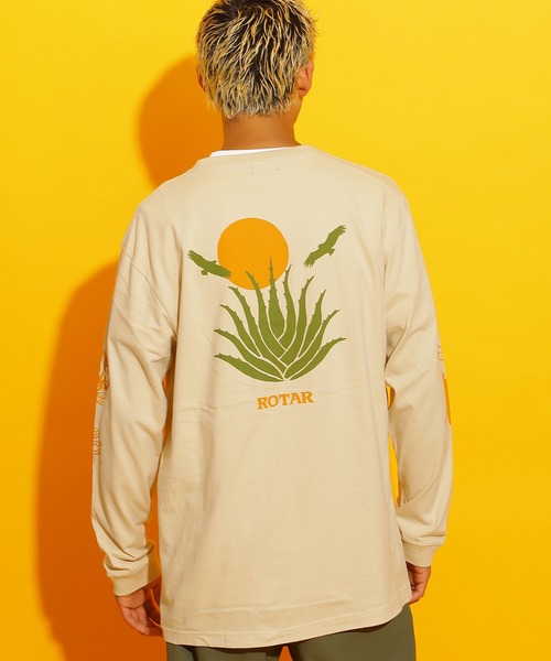 ROTAR(ローター)の「Petroglyph Motif LS Tee(Tシャツ/カットソー・メンズ・スミクロ/ホワイト/サンドベージュ・X-LARGE/LARGE/MEDIUM/SMALL)」の12枚目の写真