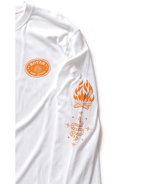 ROTAR(ローター)の「Petroglyph Motif LS Tee(Tシャツ/カットソー・メンズ・スミクロ/ホワイト/サンドベージュ・X-LARGE/LARGE/MEDIUM/SMALL)」の22枚目の写真