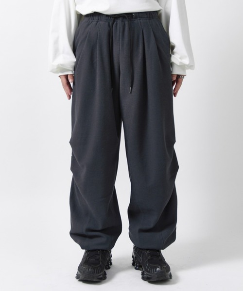 Lui's（ルイス）の「鹿の子イージーパンツ（その他パンツ・メンズ・ブラック/チャコールグレー・S/M）」の2枚目の写真