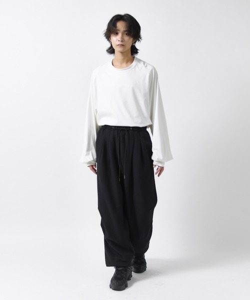 Lui's（ルイス）の「鹿の子イージーパンツ（その他パンツ・メンズ・ブラック/チャコールグレー・S/M）」の7枚目の写真