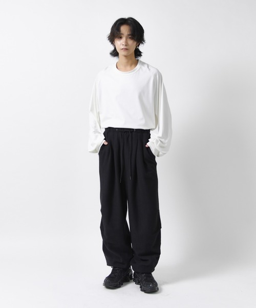 Lui's（ルイス）の「鹿の子イージーパンツ（その他パンツ・メンズ・ブラック/チャコールグレー・S/M）」の8枚目の写真